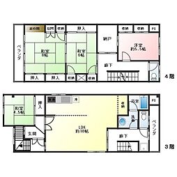 丹羽ビル 4LDKの間取図画像
