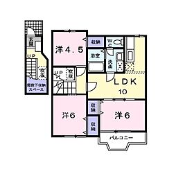 ノーヴァA 3LDKの間取図画像