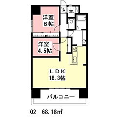 物件の間取り