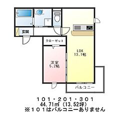 物件の間取り