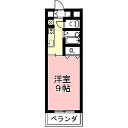 NEXT2000 1Kの間取図画像