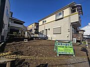 【現地】南向きで陽当たり良好な好立地♪ゆったりした土地面積に2階建ての新築戸建ての建築がいよいよスタートします（2026年5月1日撮影）
