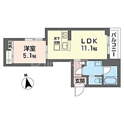間取図画像 1LDK