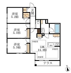 間取図画像 3LDK
