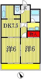 間取図画像 2DK