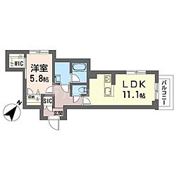 間取図画像 1LDK