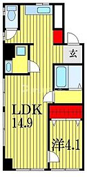 間取図画像 1LDK