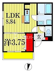 Eris蘇我 1LDKの間取図画像