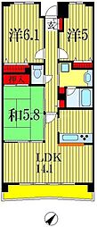 ライオンズマンション千葉グランドタワー 3LDKの間取図画像