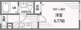 ボルテックス中野本町 301 ｜ 東京都中野区本町5丁目16-6（賃貸マンション1K・3階・21.47㎡） その2