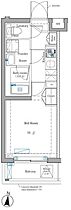 DIPS綾瀬  ｜ 東京都葛飾区西亀有2丁目36-1（賃貸マンション1K・4階・21.17㎡） その2