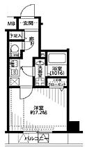 プレール・ドゥーク住吉II 303 ｜ 東京都江東区住吉2丁目6-18（賃貸マンション1K・3階・25.70㎡） その2