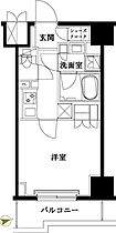 ルーブル南砂町 1206 ｜ 東京都江東区北砂4丁目41-11（賃貸マンション1K・12階・25.56㎡） その2