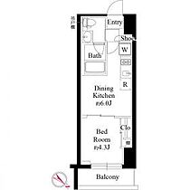 グランパセオ銀座築地  ｜ 東京都中央区築地6丁目23-2（賃貸マンション1DK・2階・25.02㎡） その2