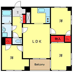 間取図画像 3LDK
