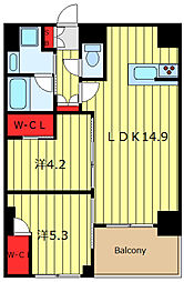 コンフォリア日暮里 2LDKの間取図画像