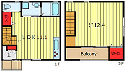 CasaK-SevenN 1LDKの間取図画像