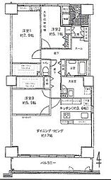 間取図画像 3LDK