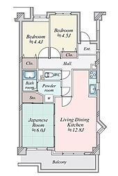 間取図画像 3LDK