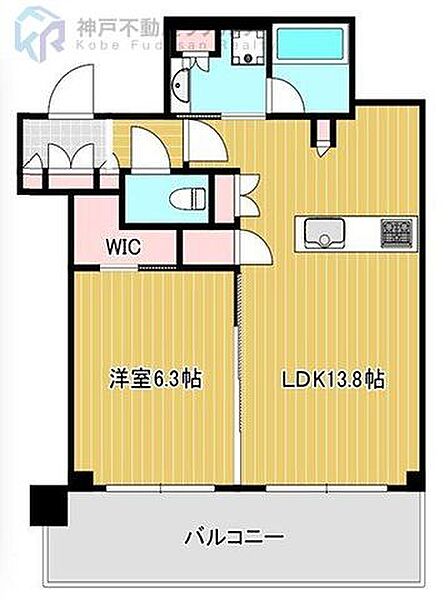 1LDK 間取り