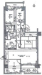 シーアイマンション須磨エクシード 4LDKの間取図画像