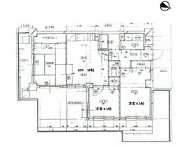 ブロードコースト須磨 3LDKの間取図画像