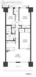 グレーシィ須磨アルテピア3番街・2 3LDKの間取図画像