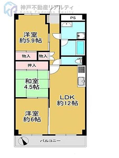 間取りを拡大表示