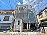 外観：おしゃれな3階建てのお家が建つ予定となっております。R8.10月撮影