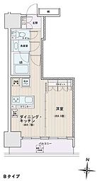 エスティメゾン錦糸町2 1LDKの間取図画像