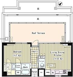 プライムアーバン東中野コート 1LDKの間取図画像
