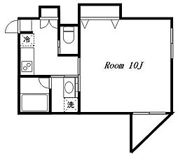 パームグローヴ 1Kの間取図画像