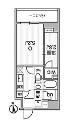 オルタナ東池袋 2Kの間取図画像