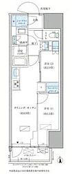 パークアクシス品川天王洲アイル 2DKの間取図画像