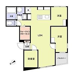 エテルネル曳舟 3LDKの間取図画像