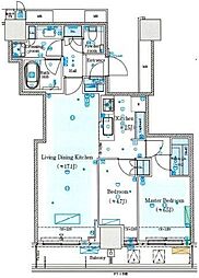 MIDTOWERGRAND 2LDKの間取図画像