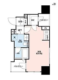 クラッシィハウス神田美土代町 ワンルームの間取図画像