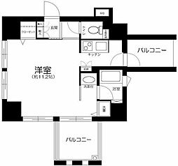 アクシア池袋 ワンルームの間取図画像