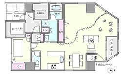 アーバングリーン 1SLDKの間取図画像