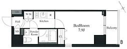 ラティエラ秋葉原 1Kの間取図画像