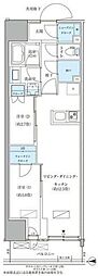 パークアクシス品川天王洲アイル 2LDKの間取図画像