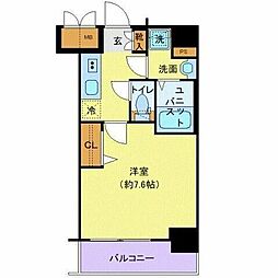 PRESSANCE新宿中落合MEDIO 1Kの間取図画像