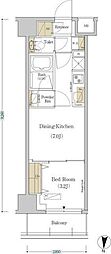 アーバネックス森下4 1DKの間取図画像