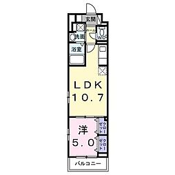 アーバングレース 1LDKの間取図画像
