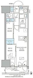 パークアクシス品川天王洲アイル 2LDKの間取図画像
