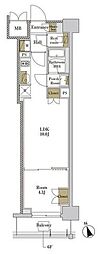RJAPRECIA大森北 1LDKの間取図画像