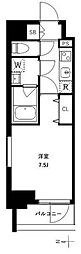 アーバンパーク浅草2 1Kの間取図画像