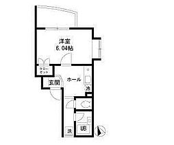 代々木パークサイドGARDENS 1Kの間取図画像
