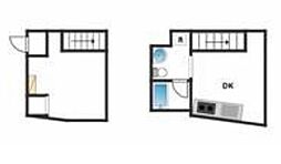イオテレ初台 1DKの間取図画像