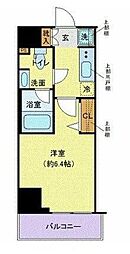 CREVISTA大森2 1Kの間取図画像